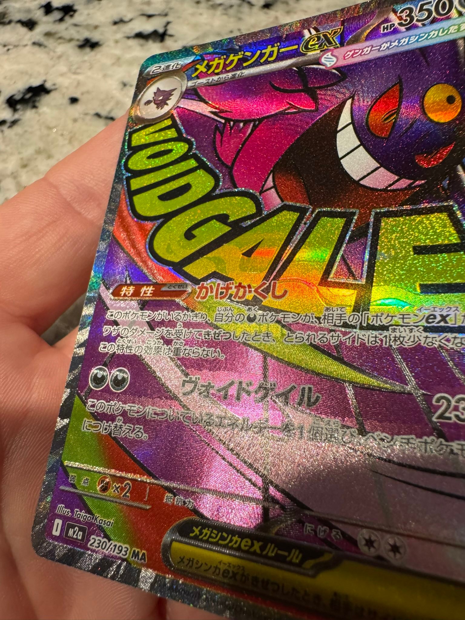 FS/FT Print Error Mega Gengar MAR Mega Dream 230/193 The print 