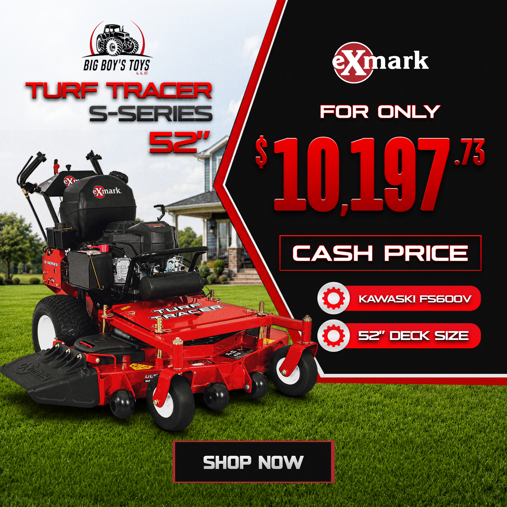🚜 READY TO RIDE? EXMARK MOWERS FROM $5,175.23! 🚜 Get a legendary