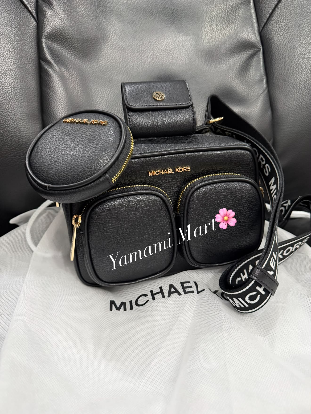 みほこ　3点セット Michael Kors 3in1 leather jet set crossbody in Japan