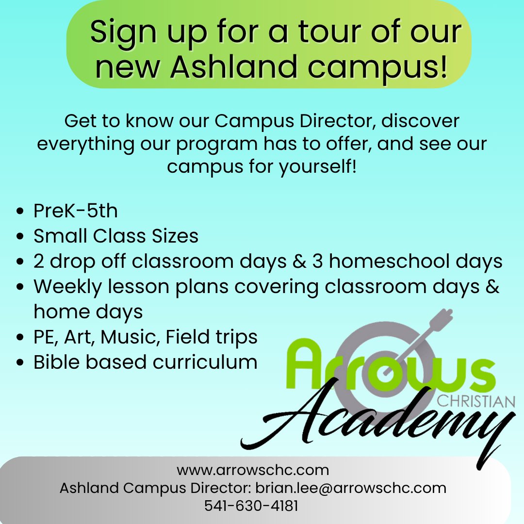 Arrows Christian Homeschool Community-Southern Oregon (@arrowschc