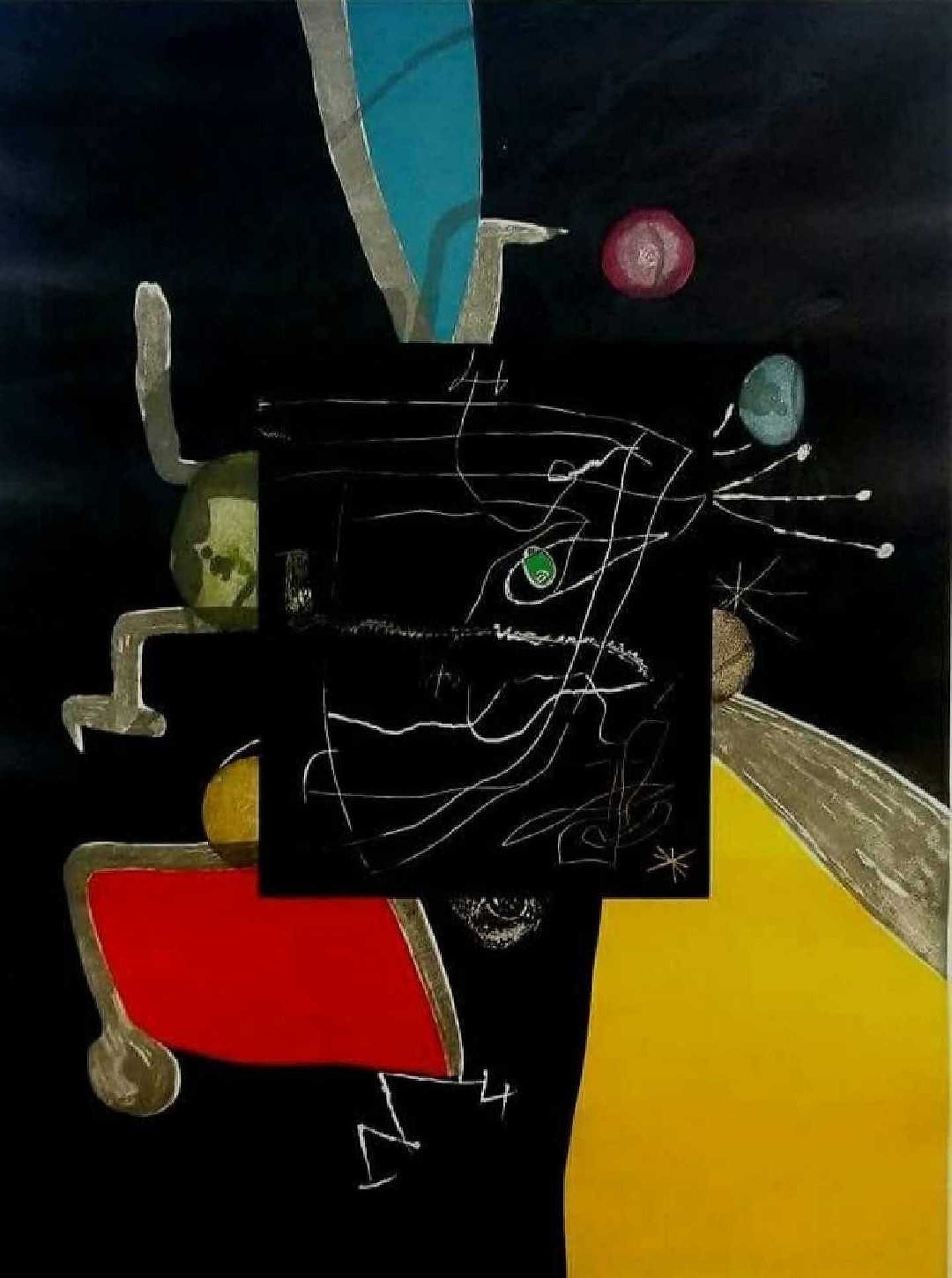Ceremonial - A rare triumph of printmaking: Joan Miró's 