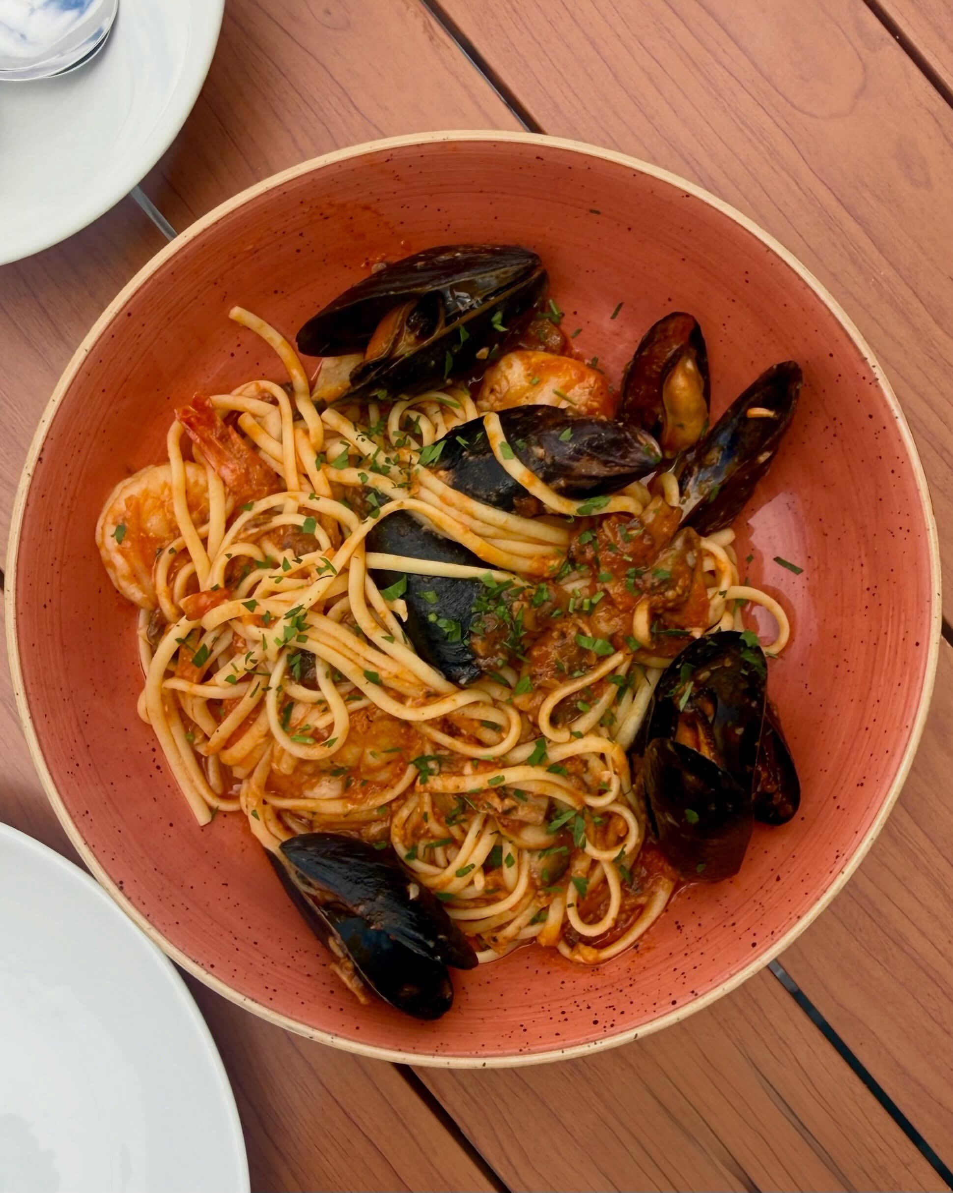 Dinner at #scomassausalito ,an Italian restaurant on the sea in