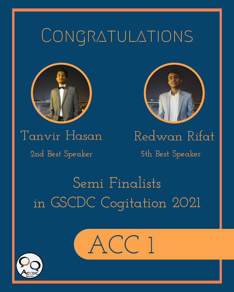 Yet again, the new members of ACCDC have accomplished tremendous ...