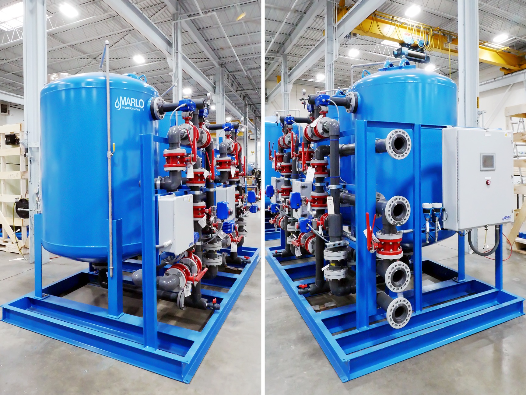 Marlo - MARLO Automatic Backwashable, Duplex Iron Removal Filter Skid ...