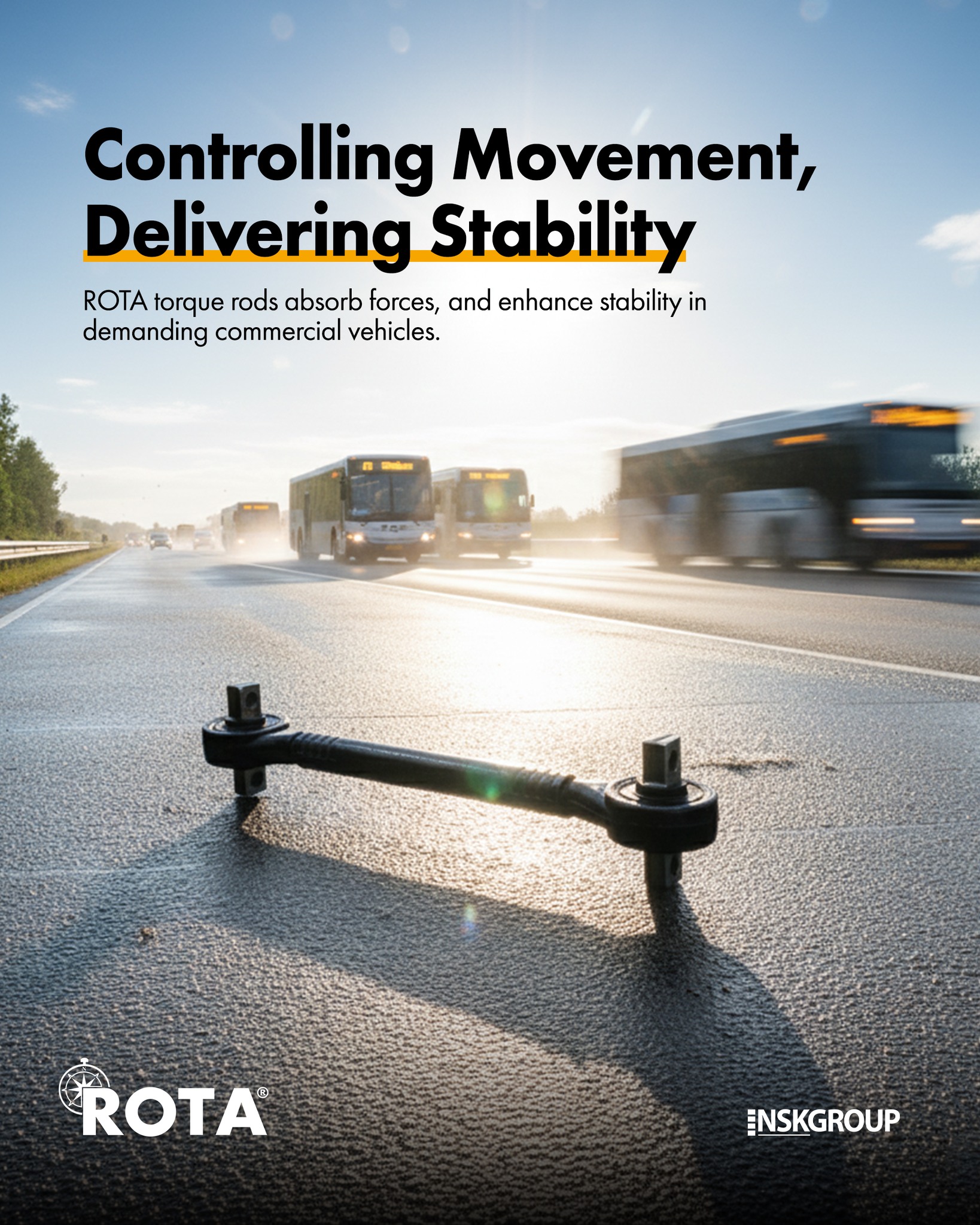NSK - ROTA torque rods absorb rotational forces, improve vehicle ...