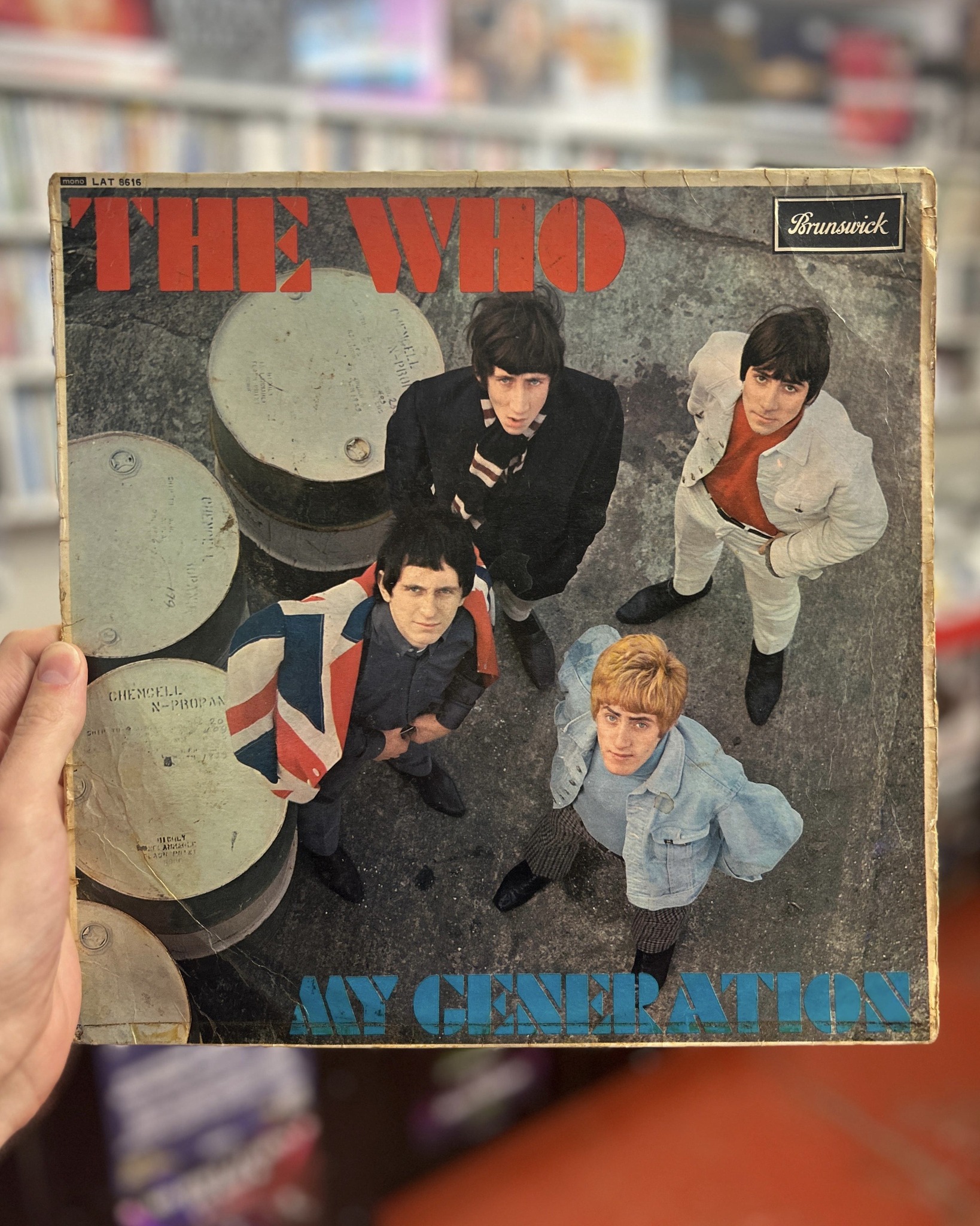 The Who-My Generation, 1980, Virgin Records Mono Reissue.