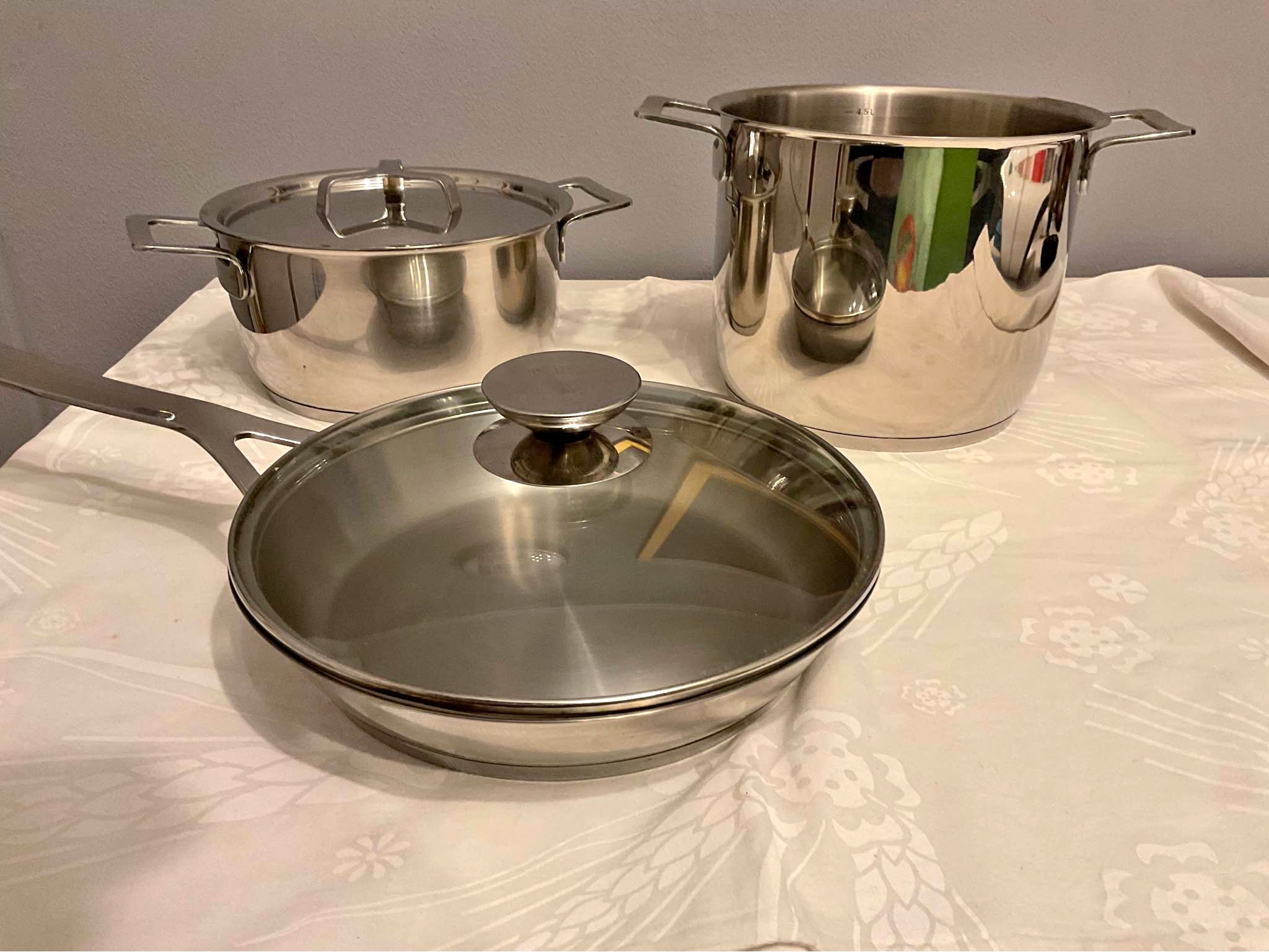 Tegame TOMGAST 24 Cm - 6,5 L In Acciaio 18/10, Fondo A 3 Strati, Adatto A Induzione E Tutti I Piani Cottura