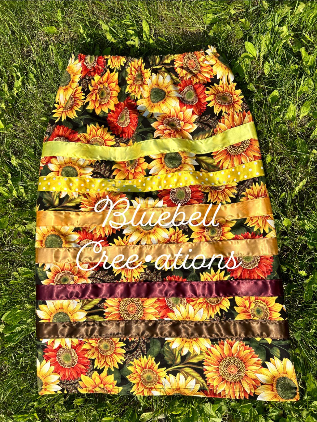 Homemade Reflections of Aurora skirt for sister-in-law