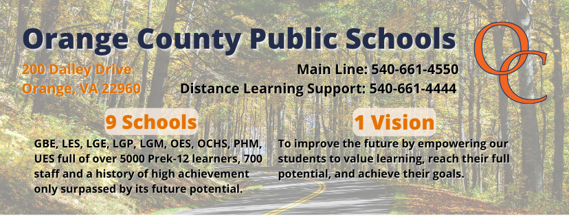 Orange County Public Schools - Orange, Virginia - Home
