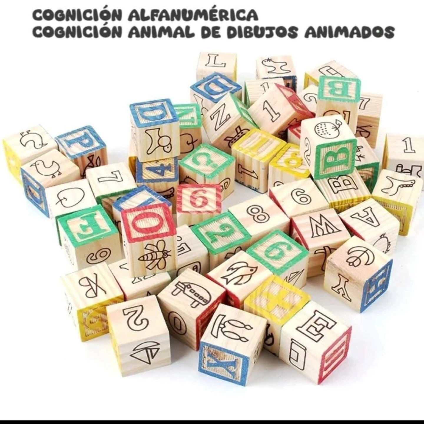 Rompecabezas Abc de madera para niños, letras mayúsculas y minúsculas, accesorios de enseñanza