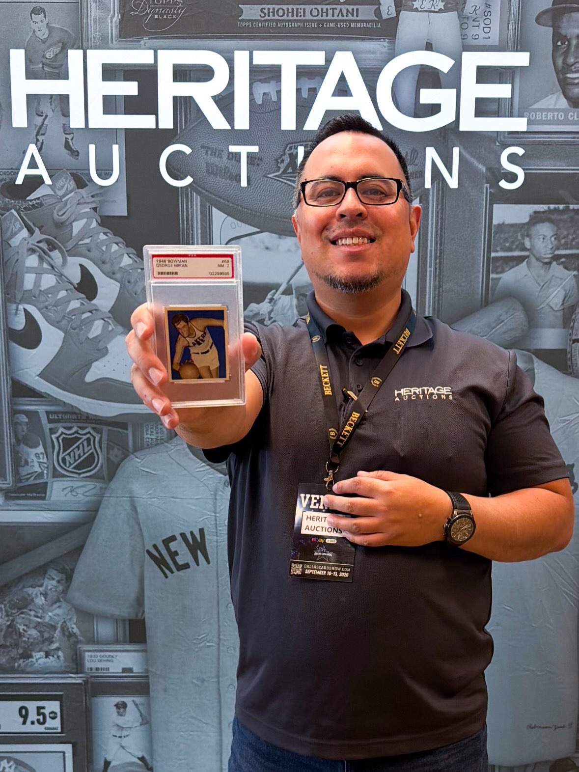 Heritage Auctions showcases Michael Jordan and George Mikan at