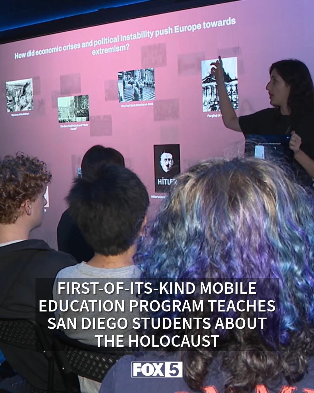 Students at Canyon Hills High School in Tierrasanta were among the