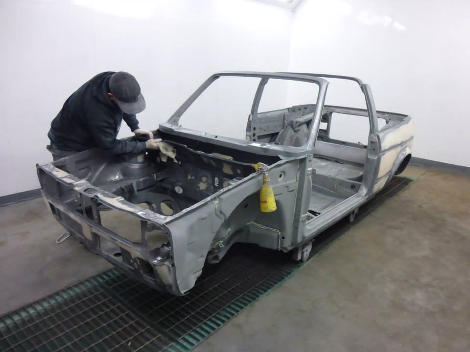 MK1 Golf Clipper by Retropower - cleaning and preparing the shell for a ...