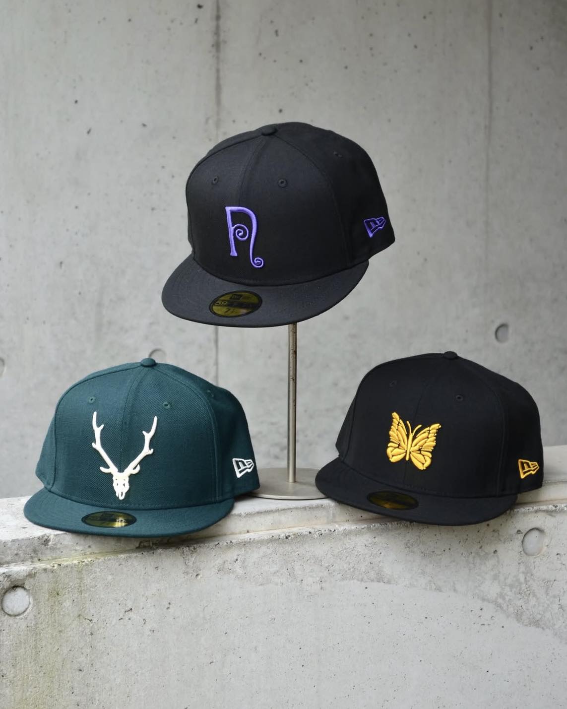 Needles 代購(NEPENTHES × NEW ERAJ 59 Fifty Nepenthes Emb. (NEEDLES
