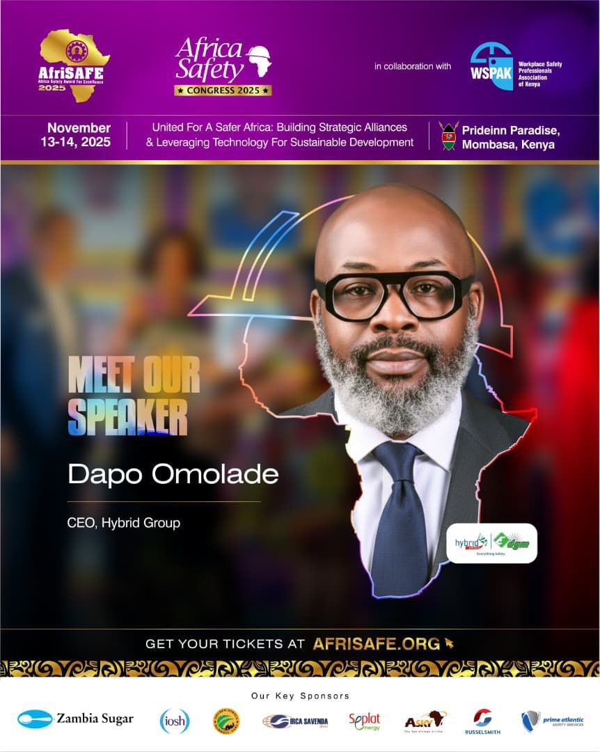 Hybrid - Our CEO, Dapo Omolade is a speaker at AfriSAFE 2025! Dapo ...
