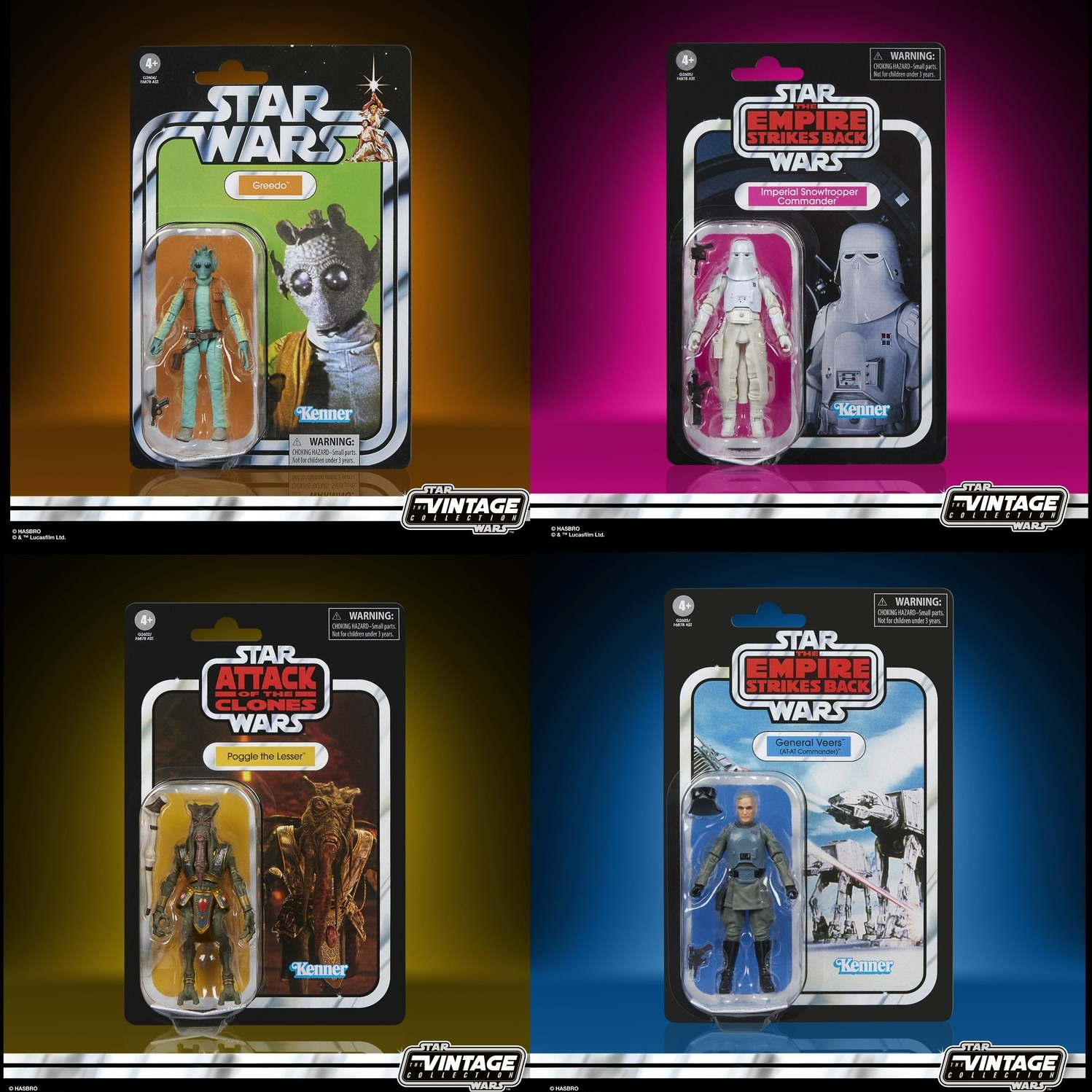 We have the new wave 63 Star Wars Vintage Collection figures going