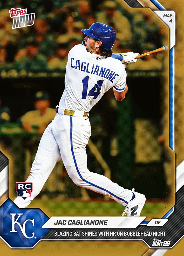 Jac Caglianone hits home run on bobblehead night