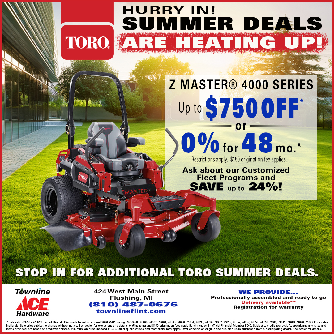 Save on Toro Z Master 2000 or 4000 series mowers