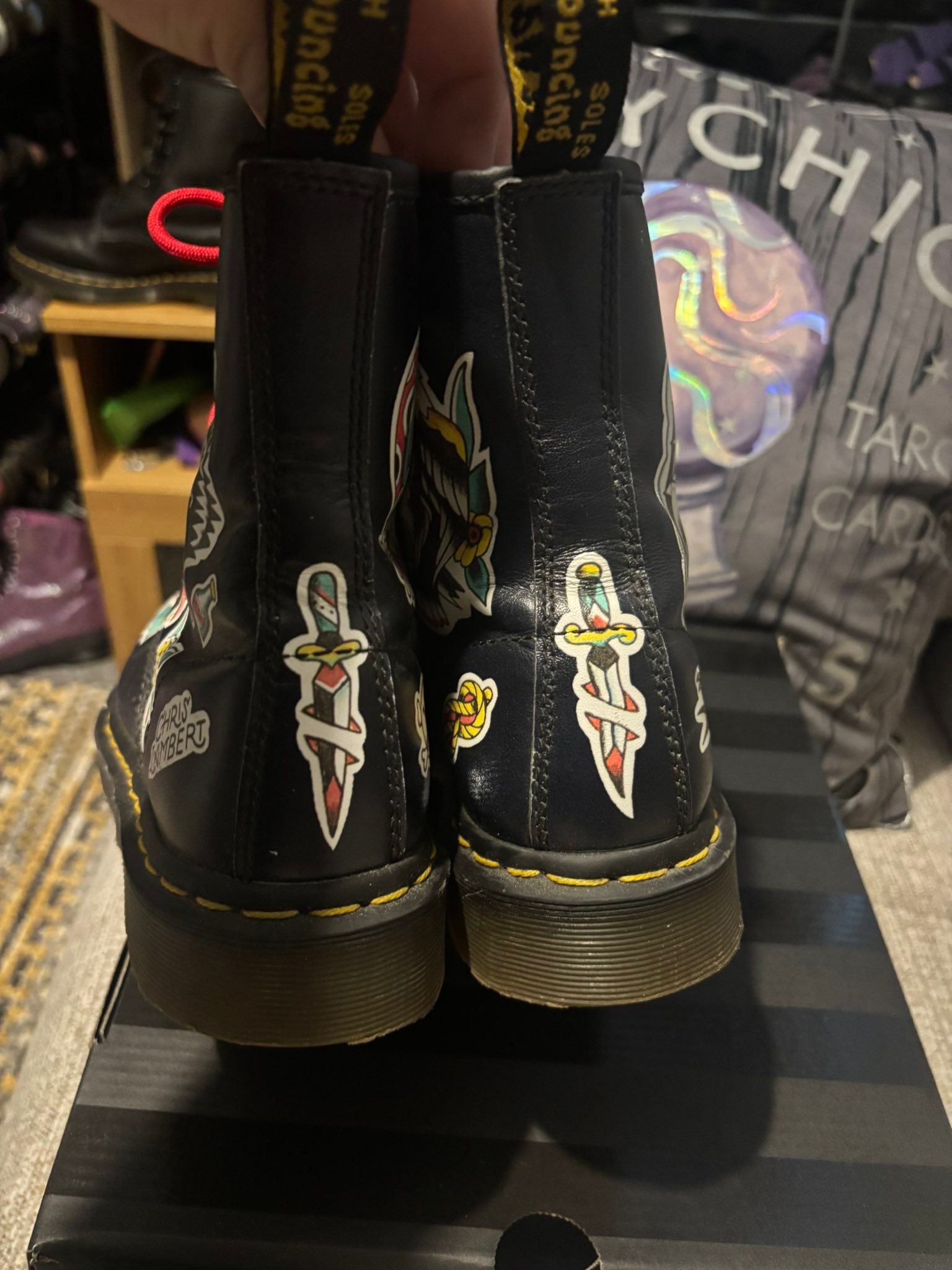 Doc Martens Tattoo Boots 1460 Tattoo Chris Lambert DR MARTENS 1460 