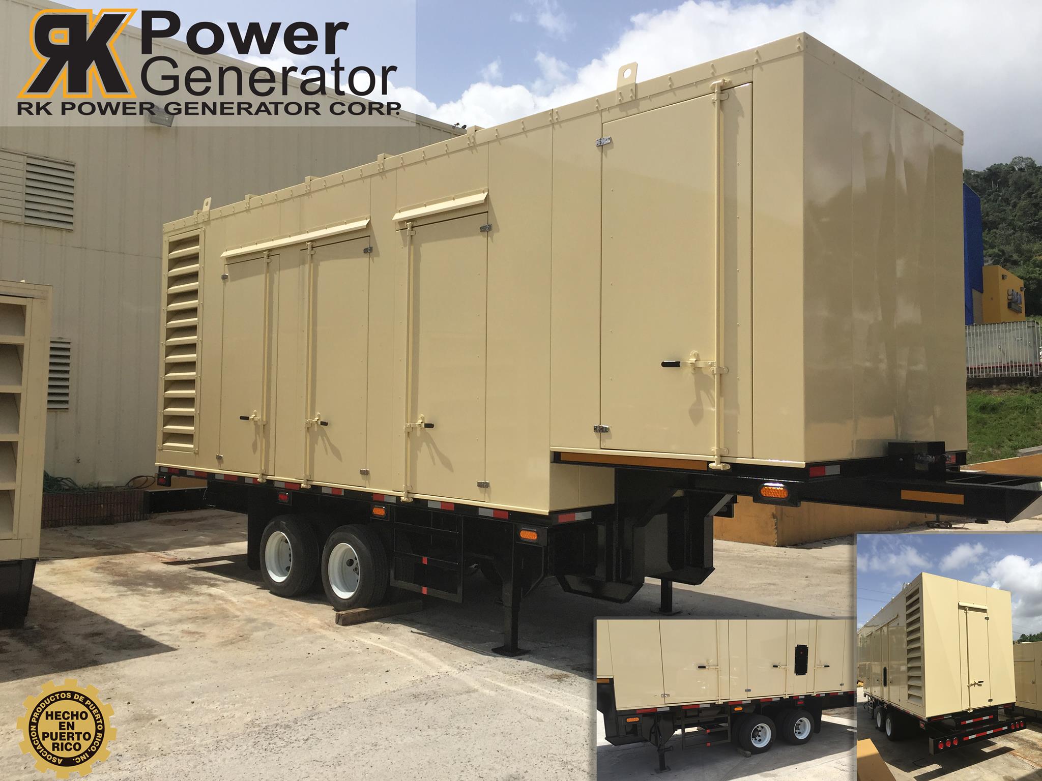 RK Power Corp - WOW !! CABINA Y TRAILER PARA GENERADOR DE 800KW ...