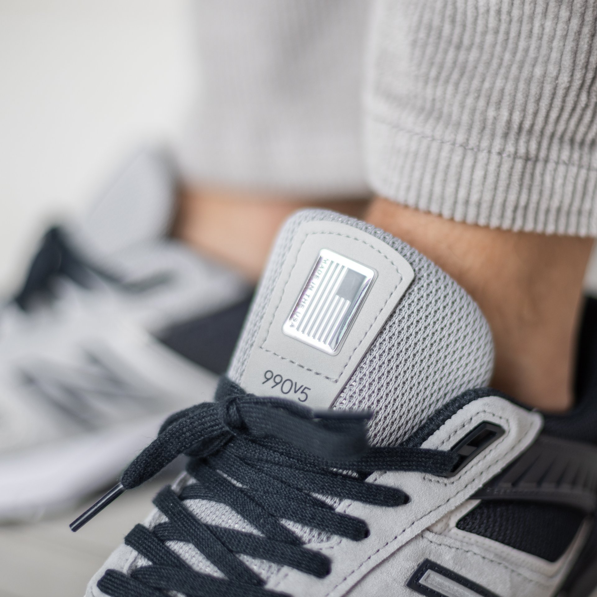 New Balance M990GT5 Navy/Light Grey-Black Made in USA. Shop now