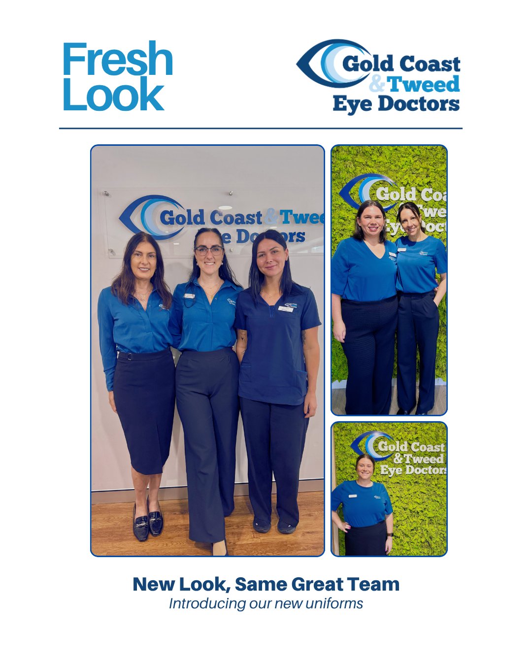gold coast dress code & Tweed Eye Doctors unveil new uniforms Eco