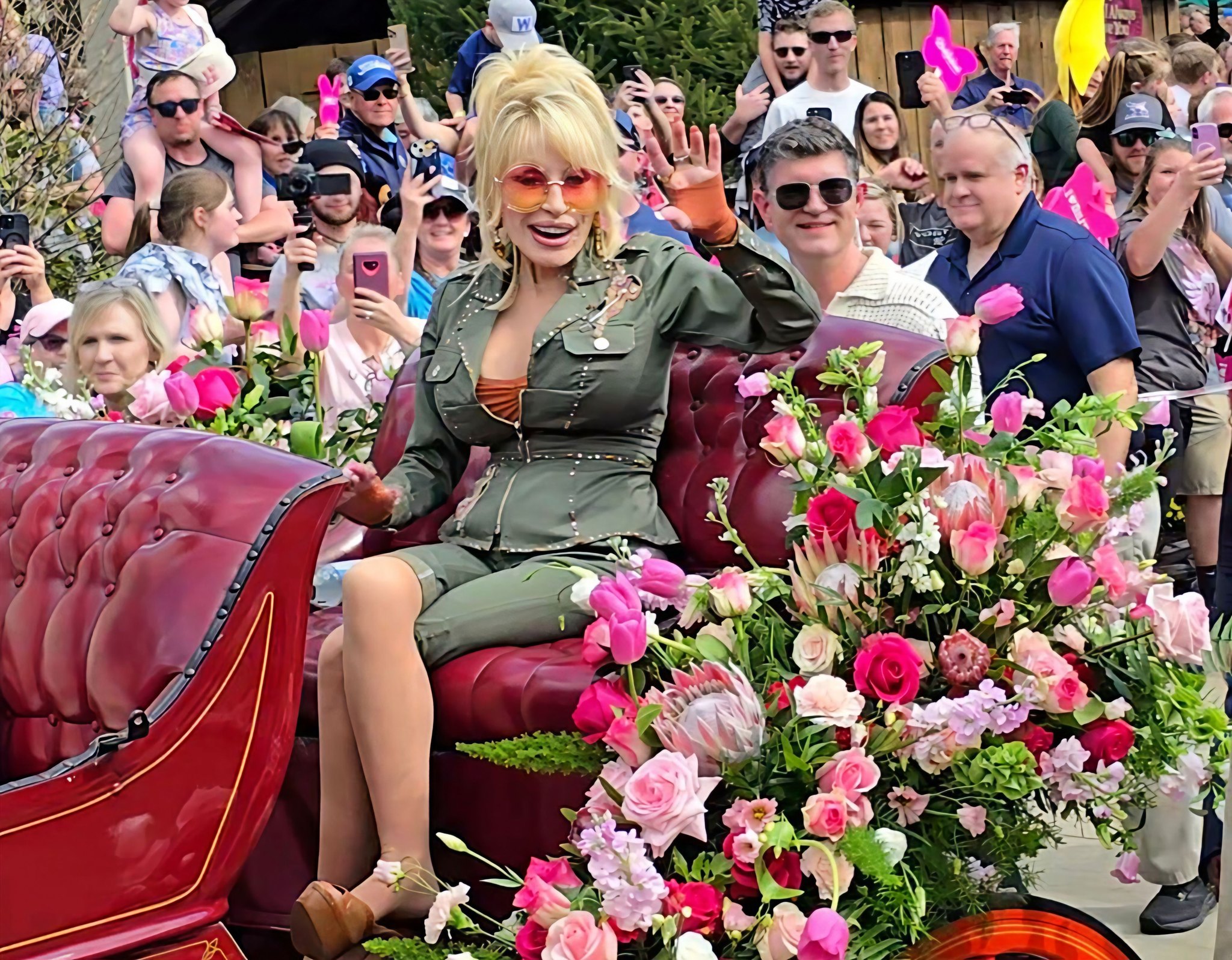 Dolly Parton's Carriage Ride Parade in Pigeon Forge, TN on August 14th