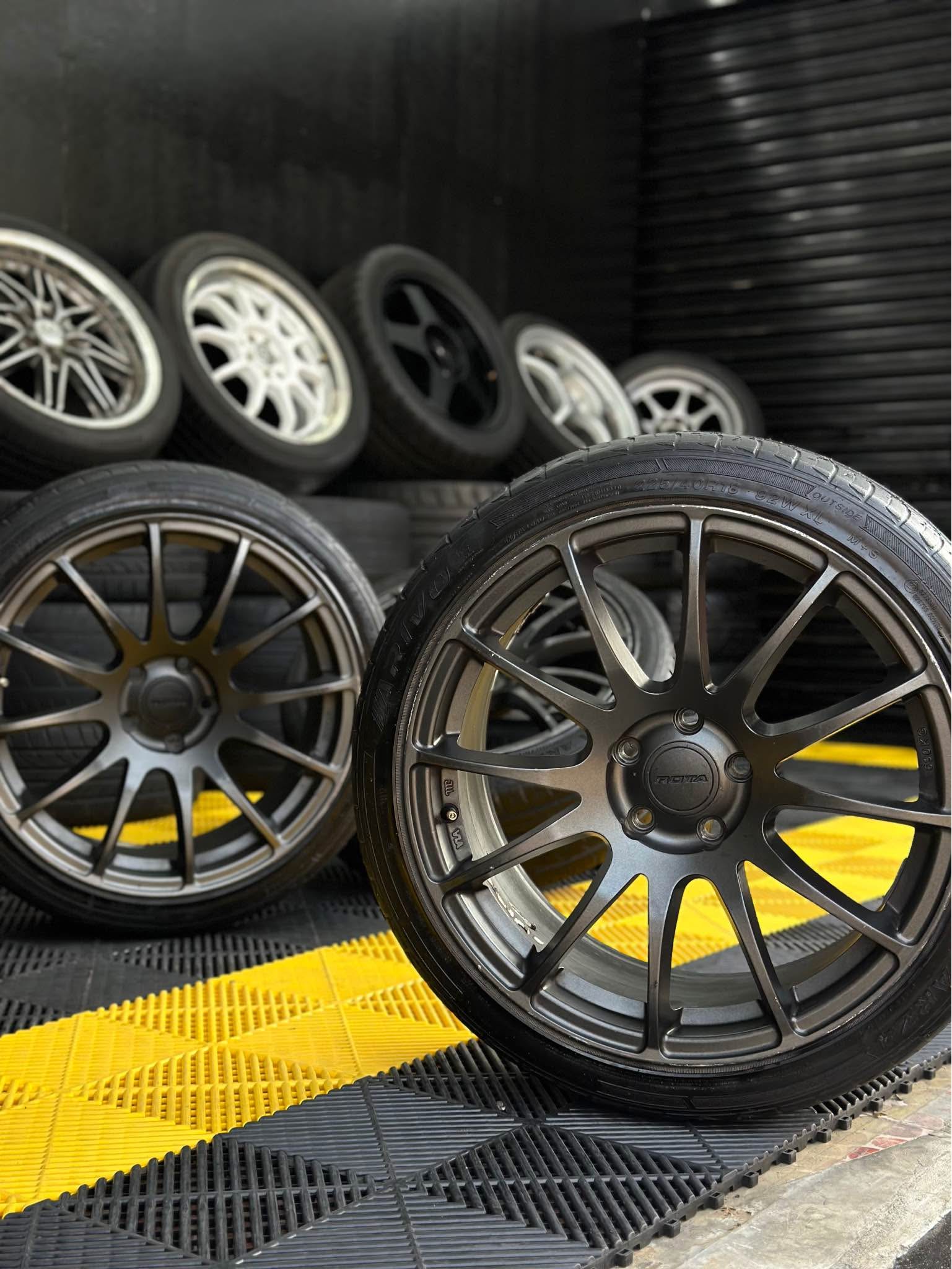 18s Rota PWR FA 5x108 mags with tires - Car Wheels, Tires & Parts ...