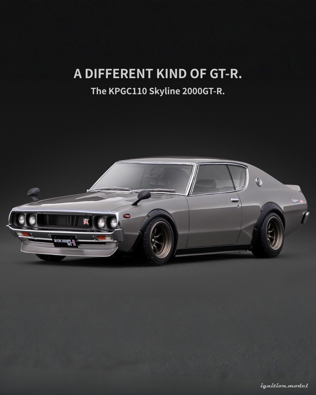 Ignition Model's KPGC110 Skyline 2000 GT-R scale models