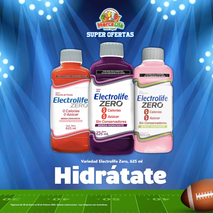 MercaDía - Electrolife Zero es una bebida rehidratante con aporte de ...