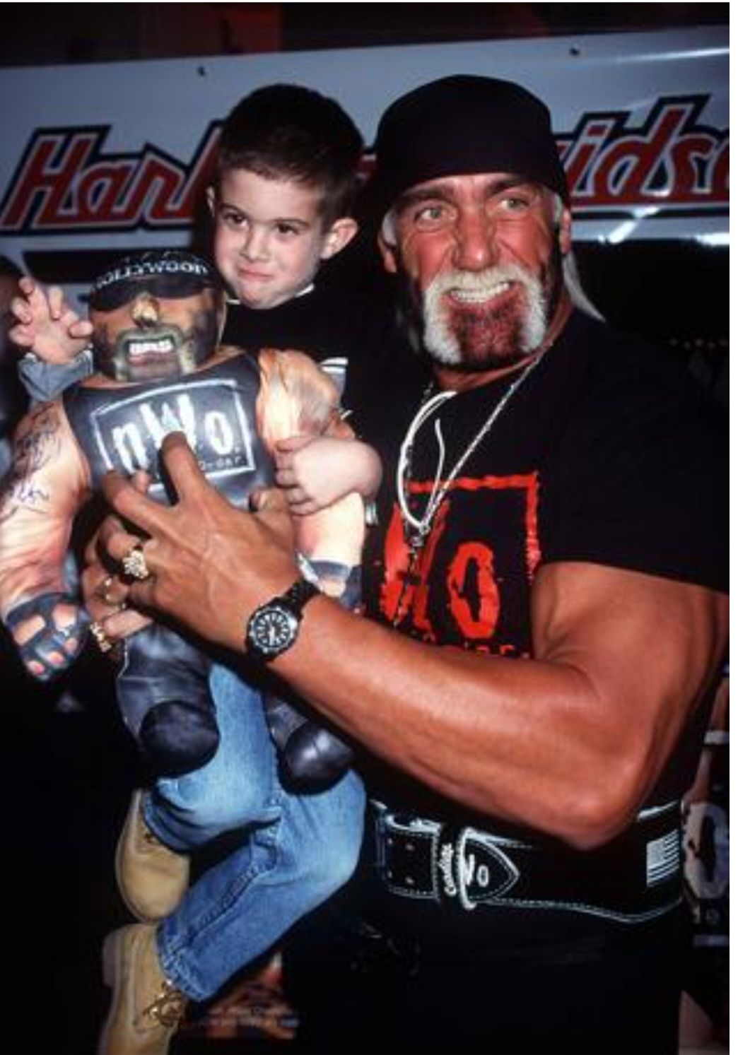 Hollywood Hogan with one of the nWo ites #TheTenaciousFiles