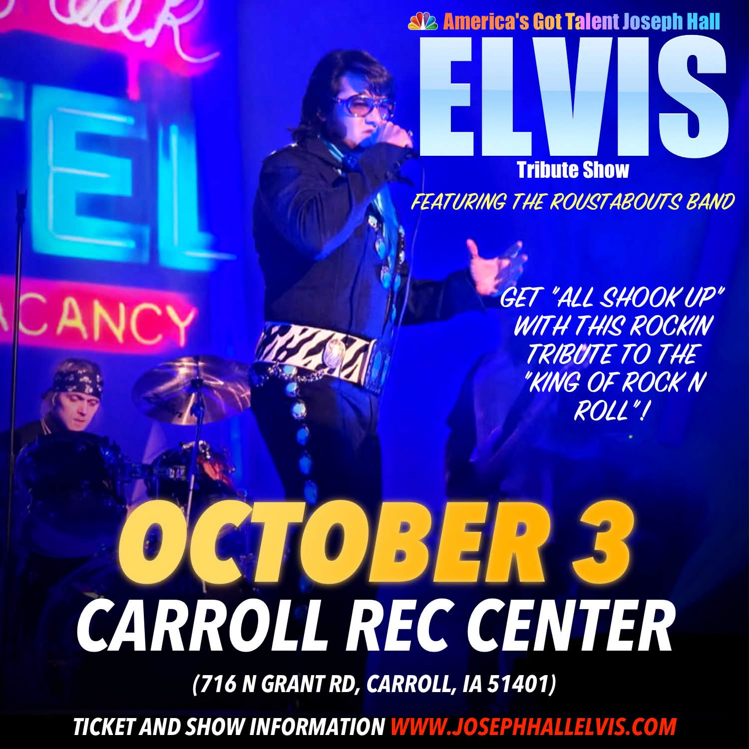 洋楽 ELVIS PRESLEY Tribute RVP-6327 PROMO Joseph Hall Elvis Tribute Show in Richmond, Missouri