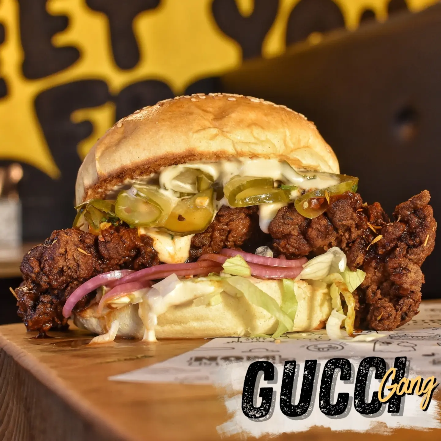 【YESTERDAY2505 】 ※フレーバーズCHILL BURGER The Patty Freaks launch new Korean-inspired chicken and candied