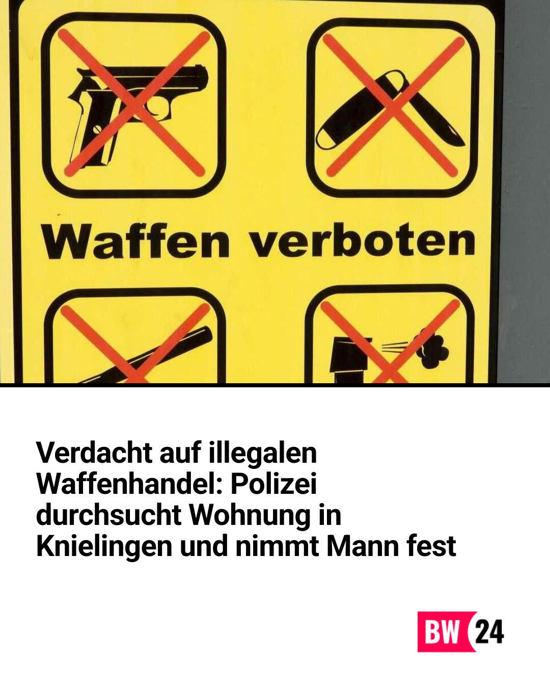 Verdacht auf illegalen Waffenhandel: Ein 46-Jähriger soll Waffen