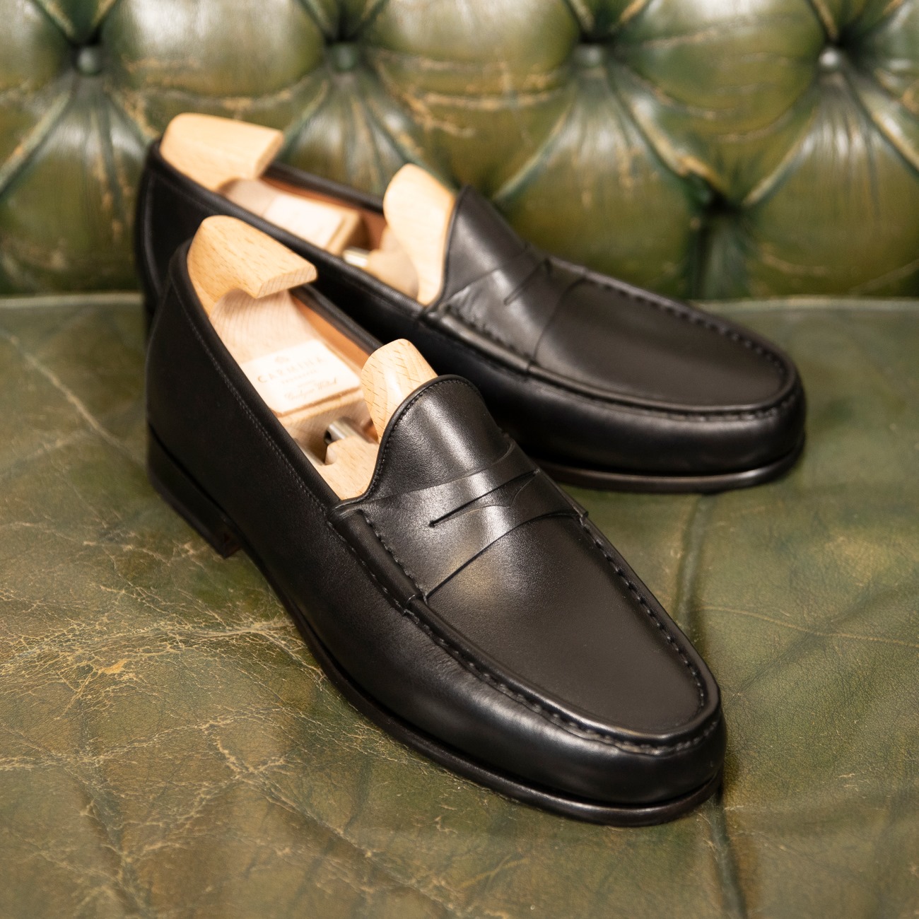 Carmina - Introducing our new blake stitch Penny loafers in black 