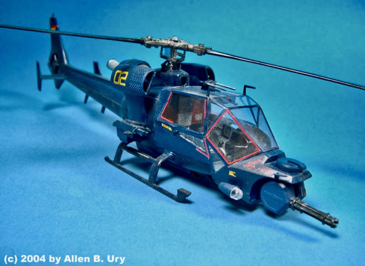Aoshima released the 1/48 scale BLUE THUNDER copter model in 2009