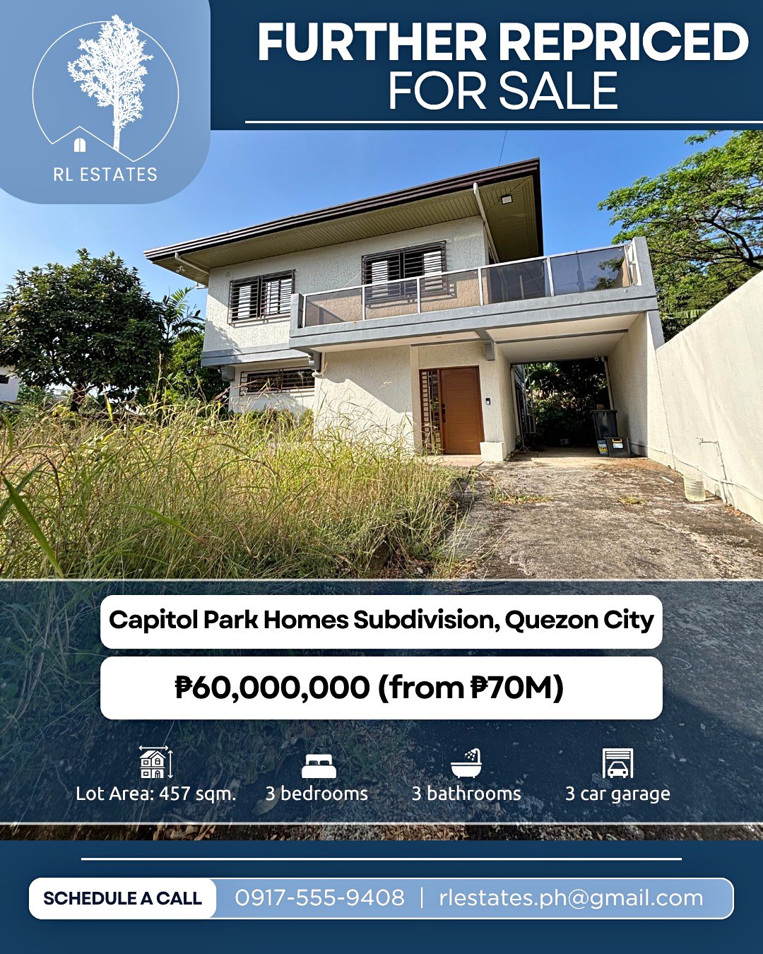 RUSH SALE & REPRICED! Capitol Park Homes Village, Quezon City ...