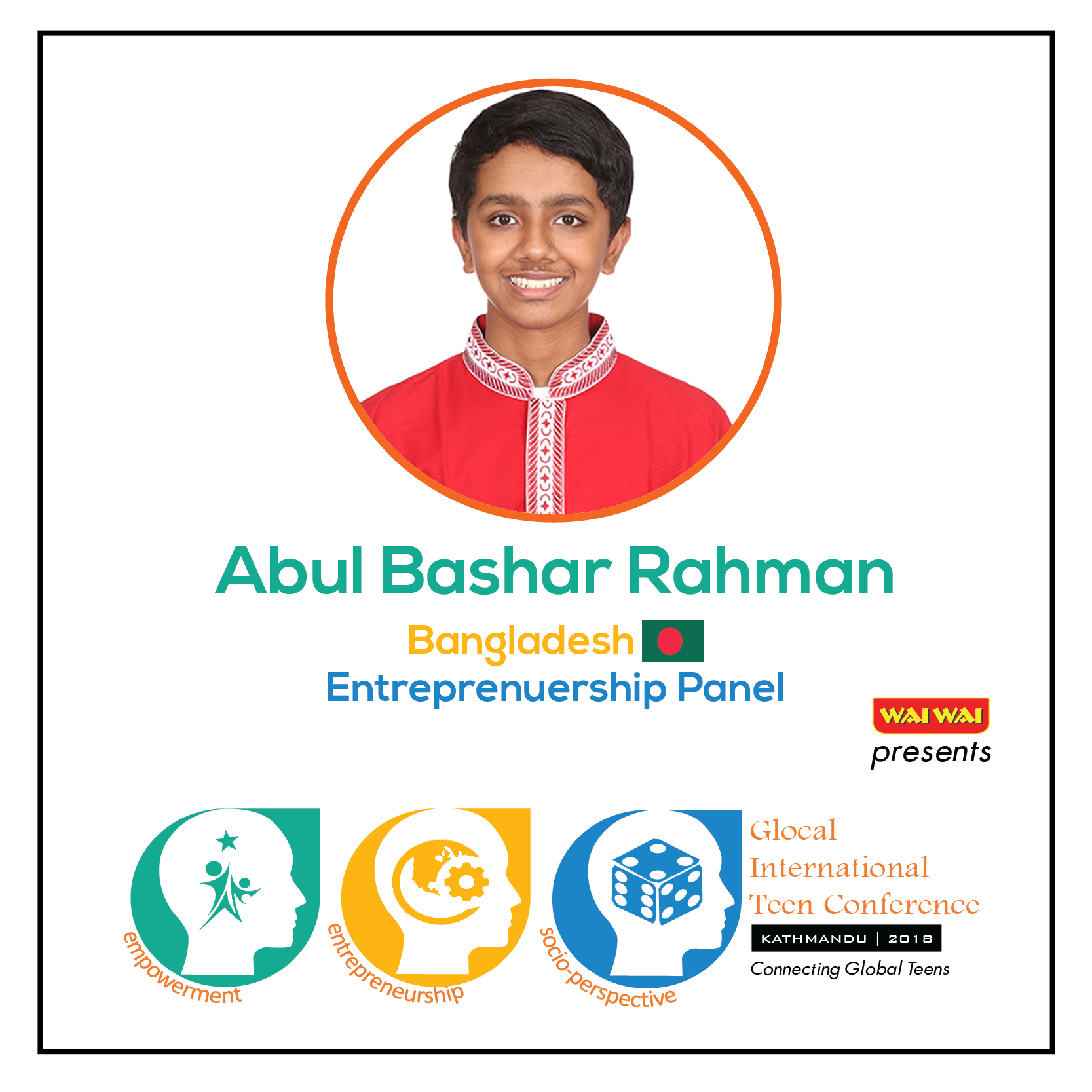 Introducing the first panelist of... - Glocal Teen Hero