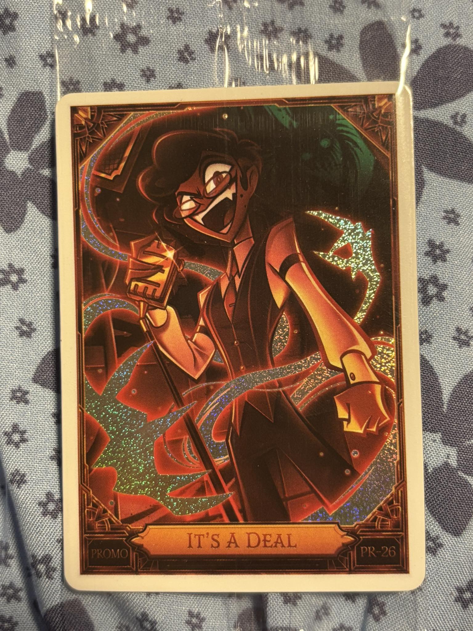 Seeking 'Take My Hand' Helluva Boss promo card for trade or sale