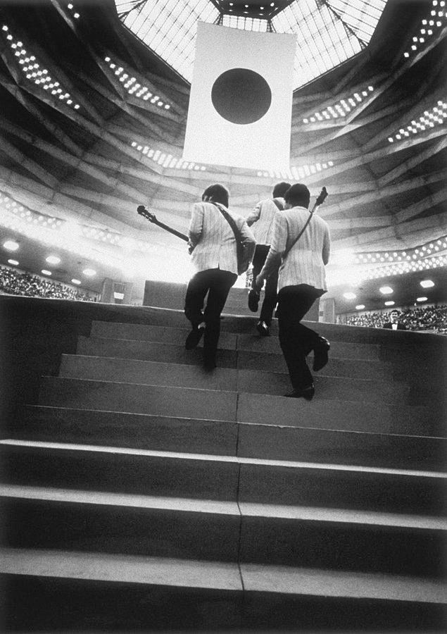 The Beatles take the stage in Tokyo, 1966