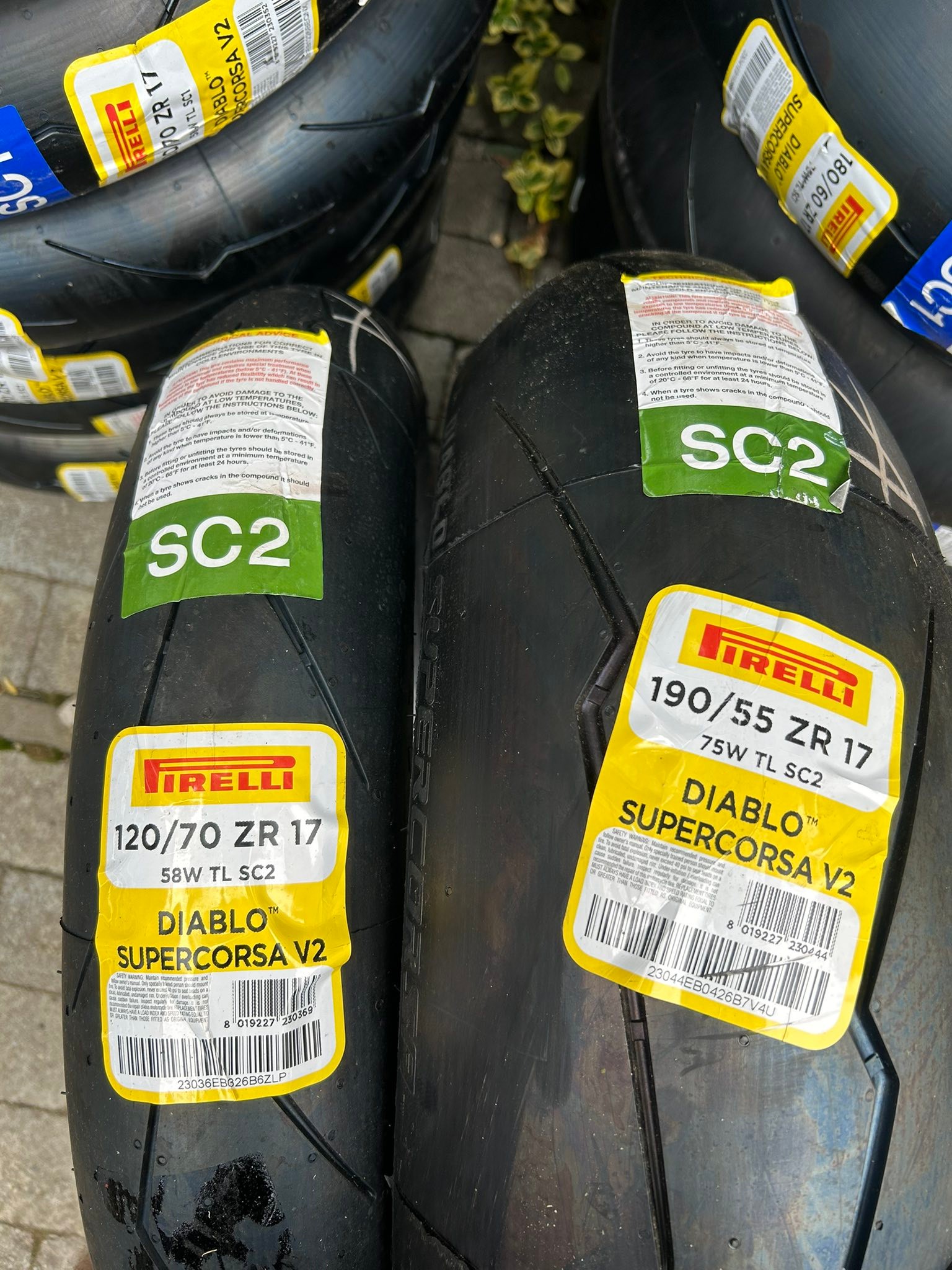 Pirelli Supercorsa SC2 tires for sale