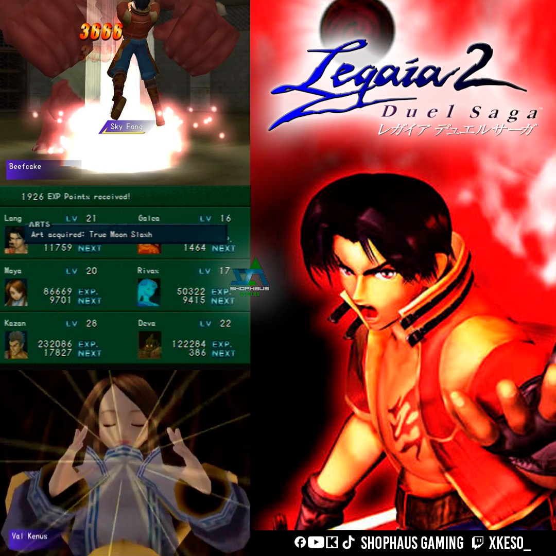 Avalon and Velna Legaia 2 Duel Saga