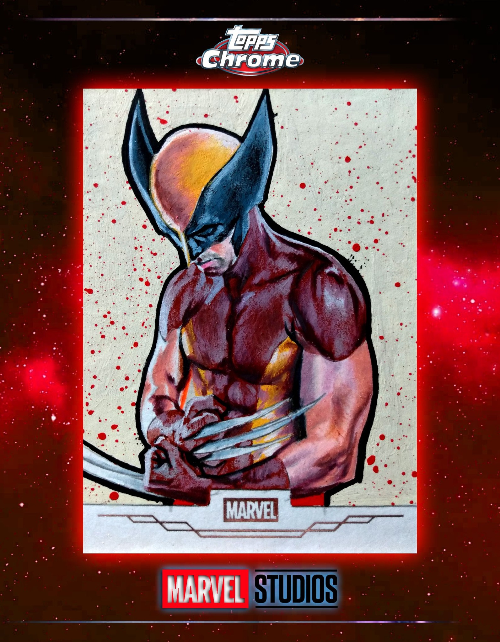 2025 Topps Marvel Cinema Wolverine sketch card