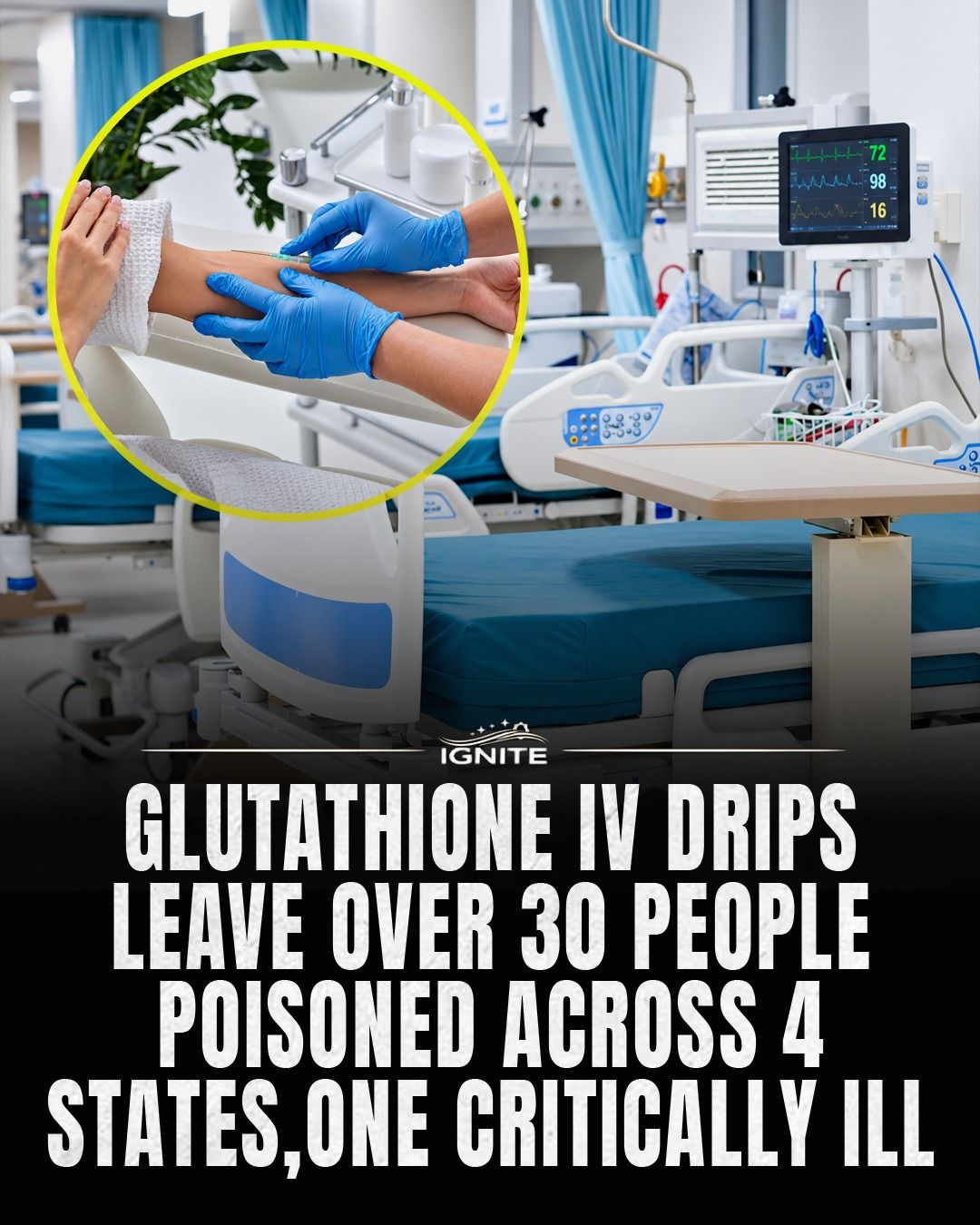 glutathione poisoning More than 30 people across four states have reportedly been poisoned after receiving IV drips at wellness clinics. With at least three people hospitalized, including one in critical condition, and three Ingredient: Ectoin