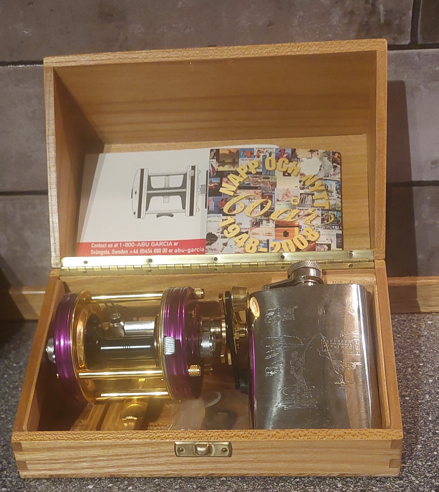 Custom Abu Ambassadeur 6500 reel with mixed parts