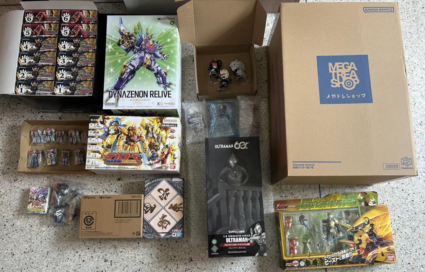 Bandai collectible toy haul unboxing