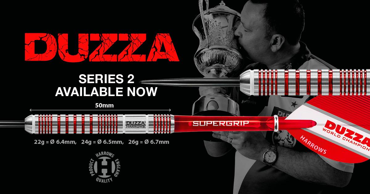 Finallythe new 90% tungsten Duzza Series 2 darts are here! We