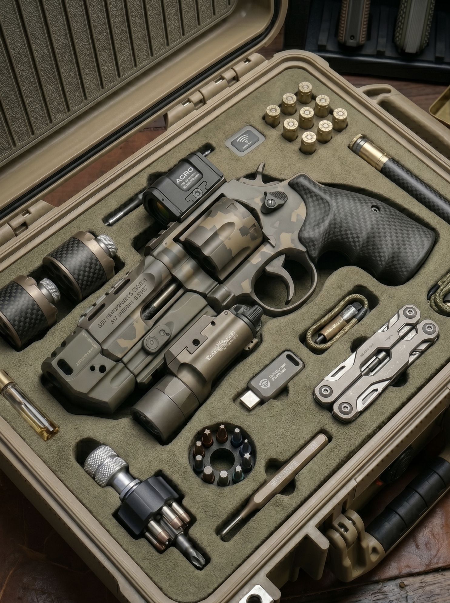 (ジャンク)Smith & Wesson Performance Center Smith & Wesson Performance Center .357 Magnum 8-Shot — Woodland
