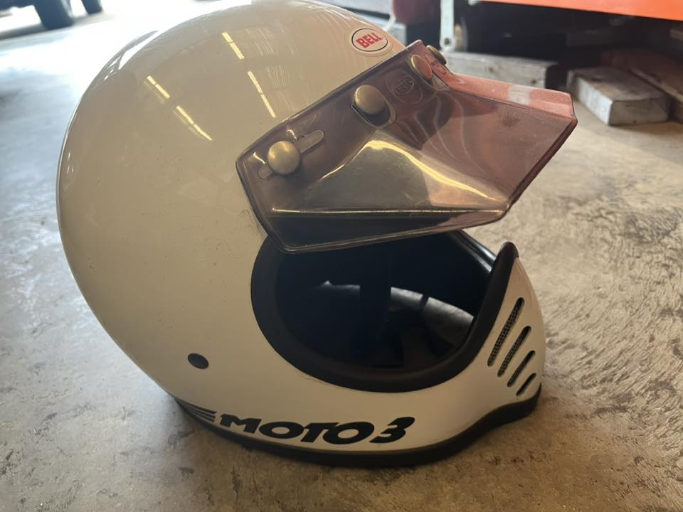 1975 bell moto 3 helmet Moto-3 Classic Black – Falan Parts Vintage Bell Moto 3 helmet