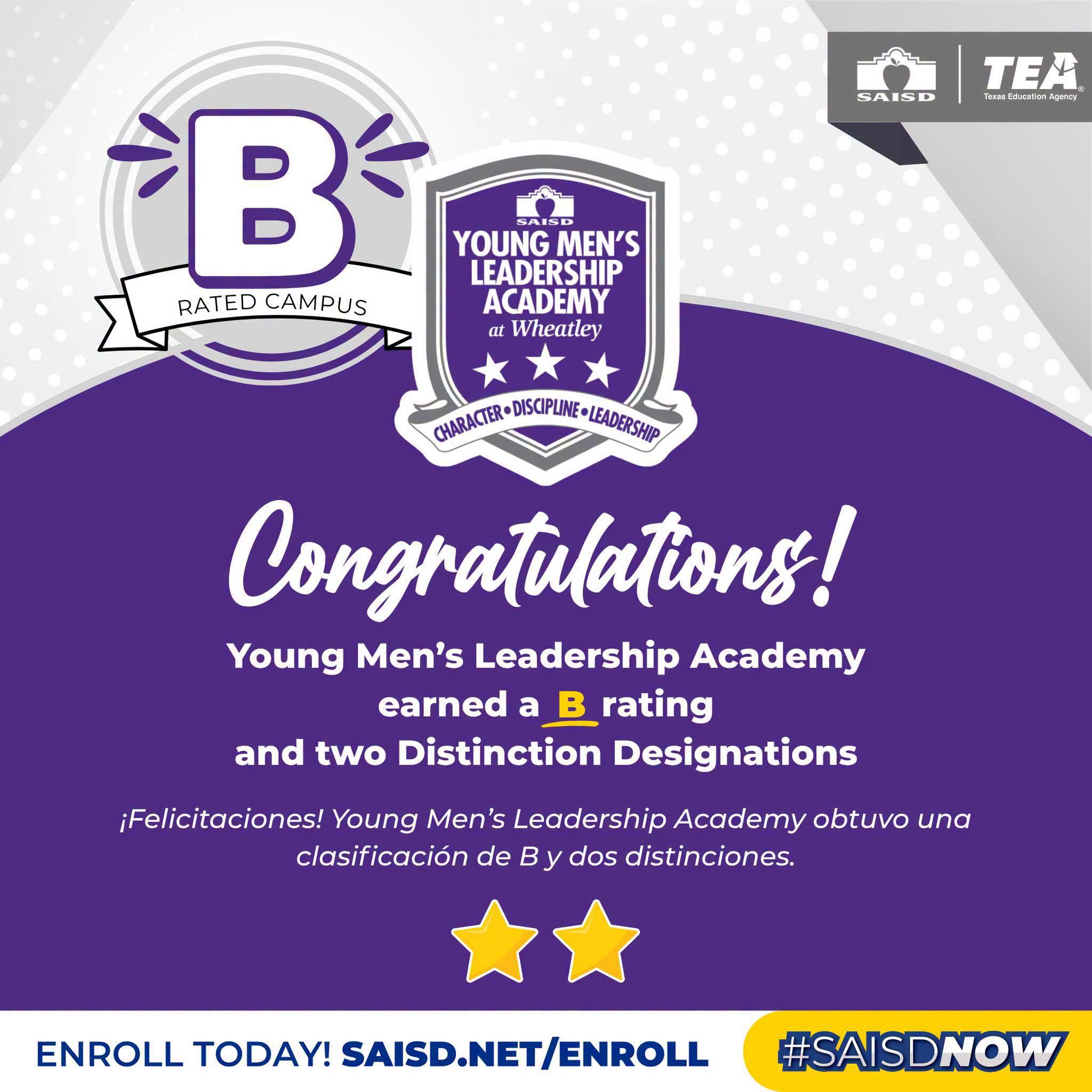 Young Men's Leadership Academy, SAISD